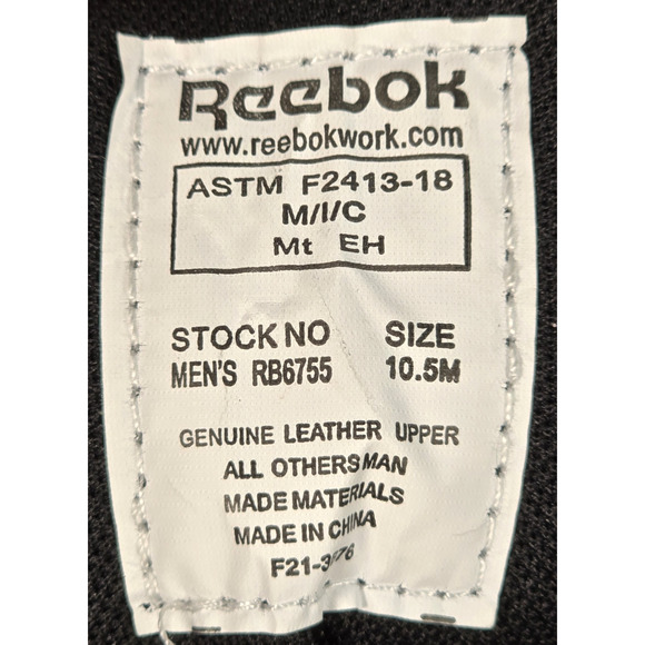 Reebok Work TRAINEX Men\'s 6\